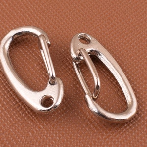 Spring clasps, 22mm Carabiner Hook,Push gate snap hook,Push Gate Lobster Clasps Hooks clips for lanyard 20 pcs