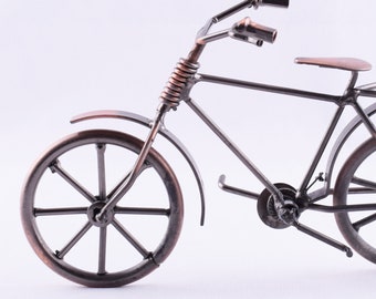 Vintage Metal Bicycle Model,copper Decorative Bike Iron Classic