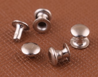 metal silver rivets studs Round Rivet,decorative rivets for leather working/handbag/clothing
