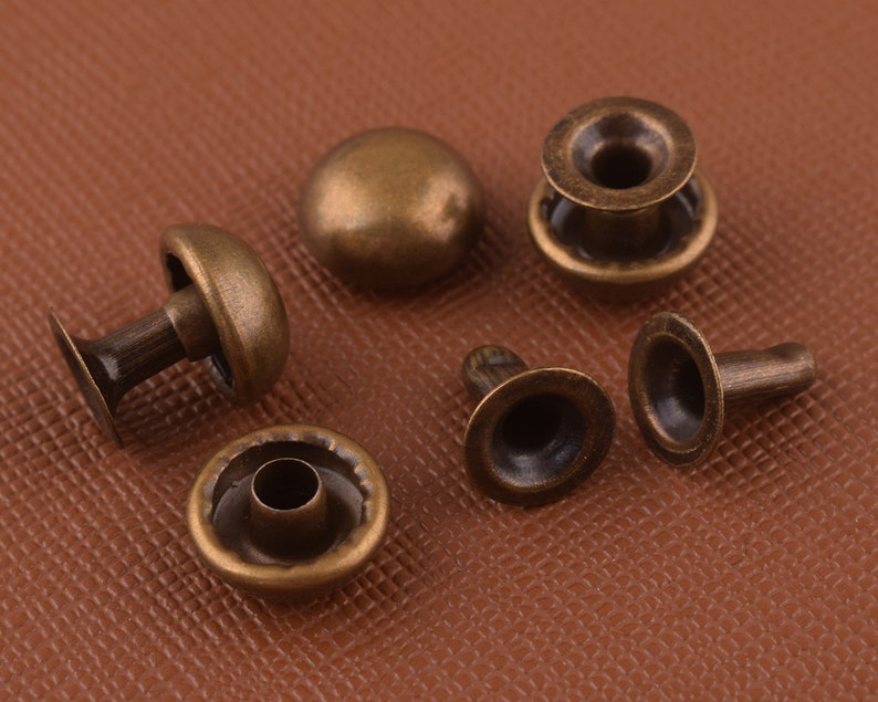 Bronze Rivets Metal Round Rivet Decorative Rivetsrivet Studs Etsy
