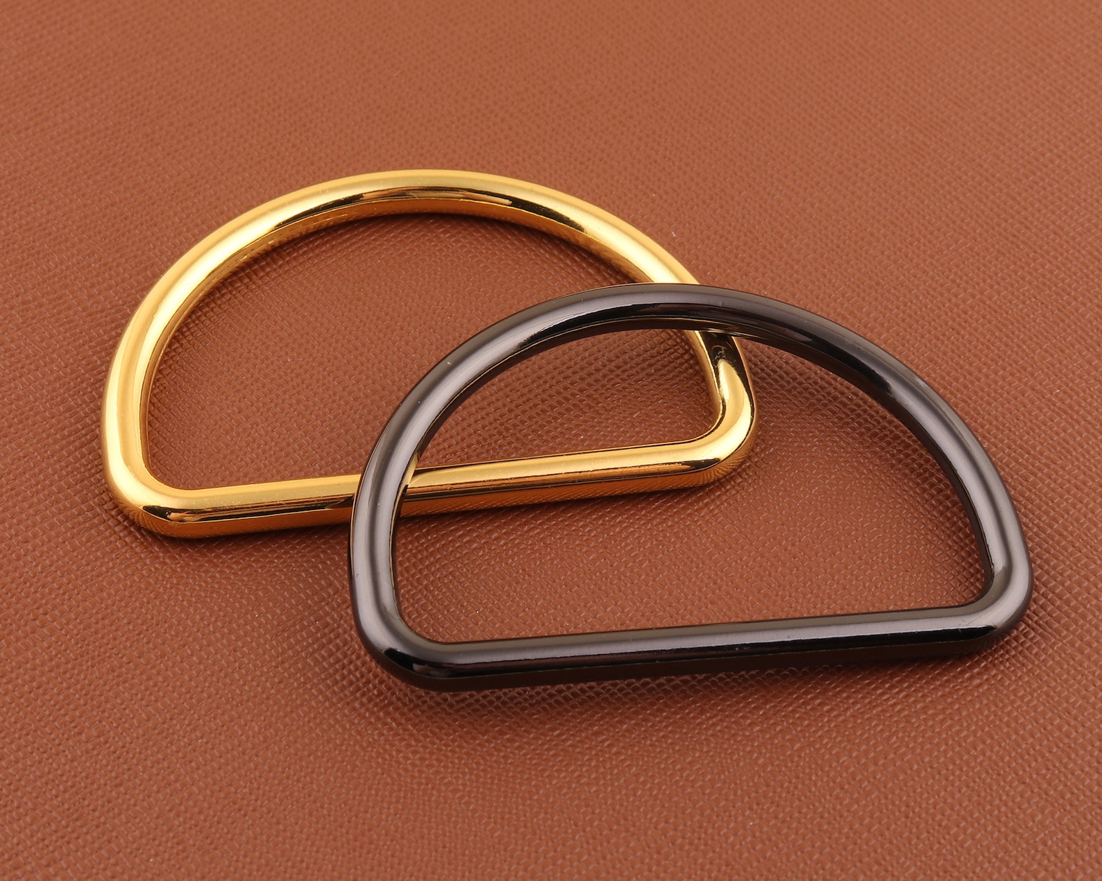 2 Inch Gold/gunmetal D Rings Metal Drings Large D Ring D Loop Etsy