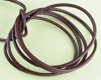 3mm Brown Round leather cord,Natural Cowhide Leather beading string,Bracelet cord Genuine leather Cord making for jewelry making