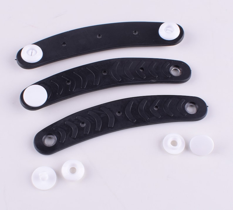 Clip del puente de la nariz, alambre de la máscara de la ropa deportiva negro, cinta de tiras de aluminio 10 * 72mm alambre flexible de silicona para la máscara hecha a mano que hace accesorios imagen 3