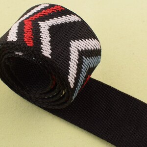 Ethnic Strap Stripes Webbing,1.5''(38mm) Jacquard Ribbon Colorful ...