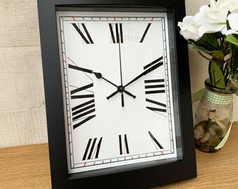Rectangular Clock Etsy