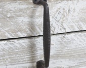 New Cast Iron Antique Push Pull Garden Gate Barn Shed Cupboard Door Handle 24cm