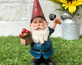 Gift Republic Fantaisie Mini Naughty Garden Gnomes Ornement Set drôle design cadeau