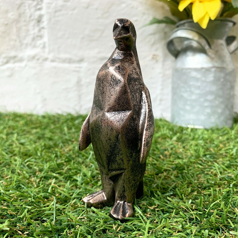 resin penguin statues