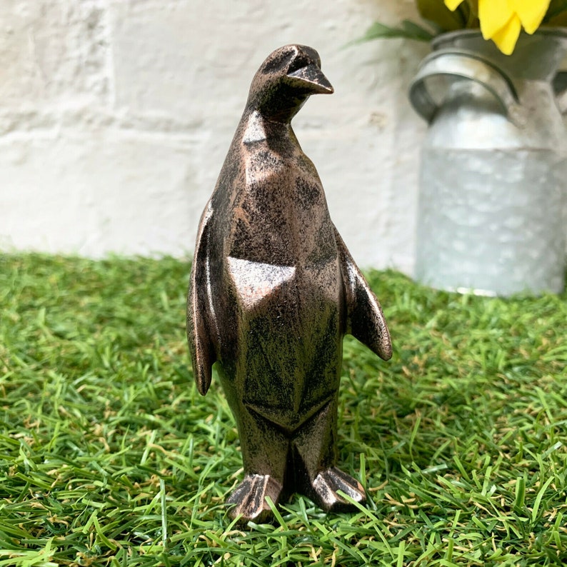 resin penguin statues