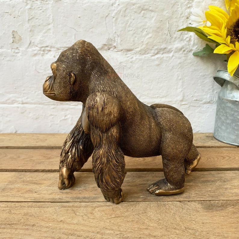 resin gorilla statue