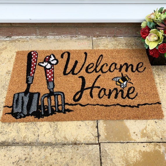Welcome Home Non Slip Outdoor Indoor Entrance Garden Tools Etsy
