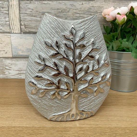 Modern Champagne Ceramic Home Table Decorative Tree Of Life Etsy