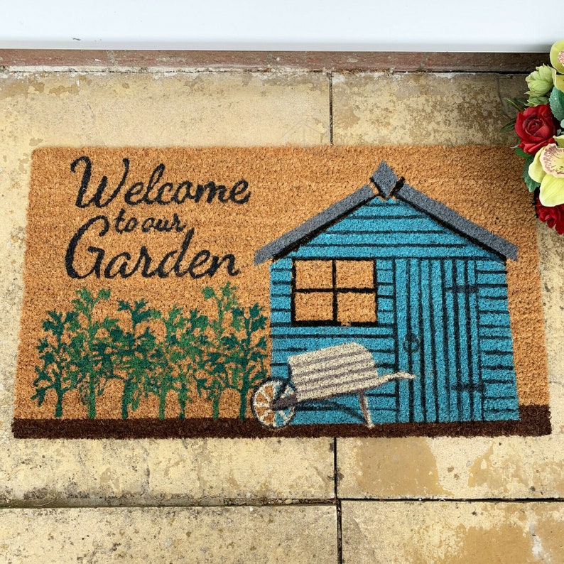 Vintage Natural Home Non Slip Outdoor Indoor Entrance Shed Etsy