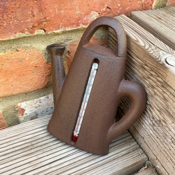 Vintage Cast Iron Outdoor Garden Watering Can Wall Mounted