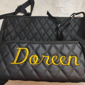 Personalized Handbag Holder, Seat Back Organizer, Barrier of Backseat Pet Kids, Purse Storage & Pocket, Car Accessories