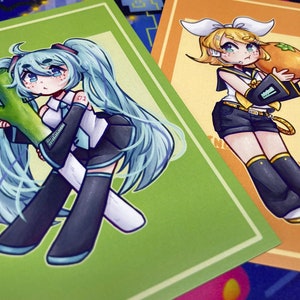 Impressões Miku + Rin | 4"x6"