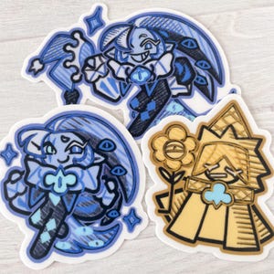 Stickers ombre vanille de style théâtre | 2,5 pouces | Imperméable / Lavable au lave-vaisselle