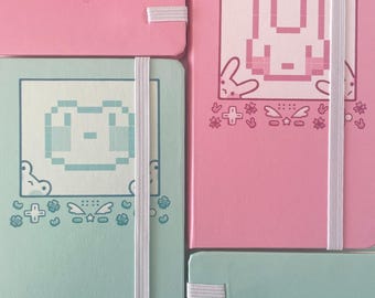 Frosch & Hase Blanko Notizbuch | DIN A6 | 13x8cm