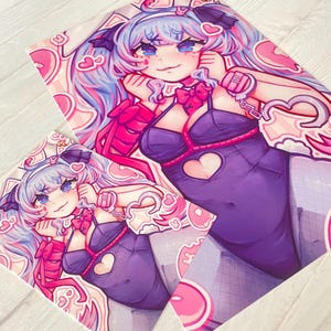 Kaninchenbau Miku Druck | Größe/Maße/Gewicht:
