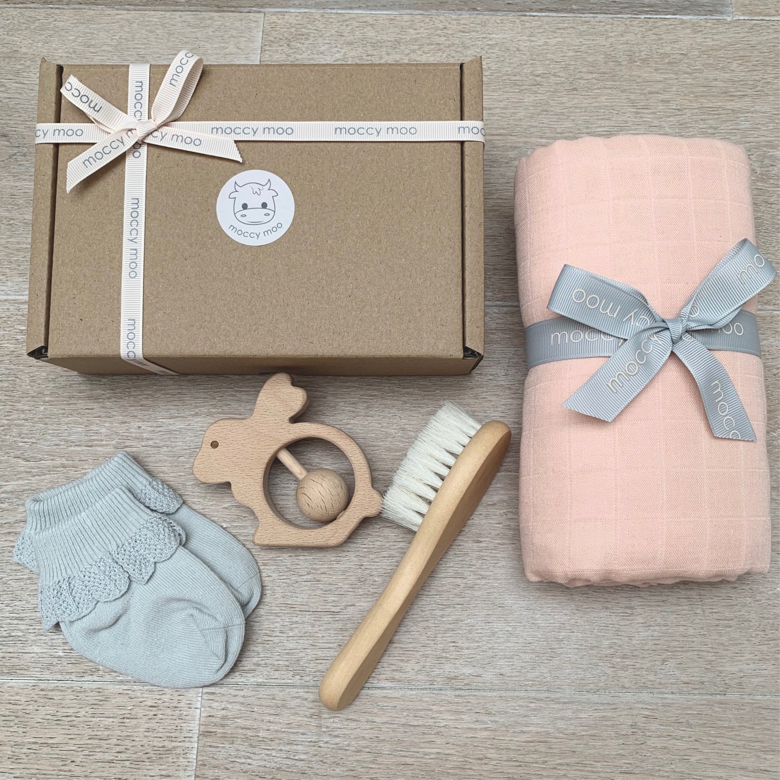 Muslin swaddle gift box Baby shower gift Luxury baby gift Etsy