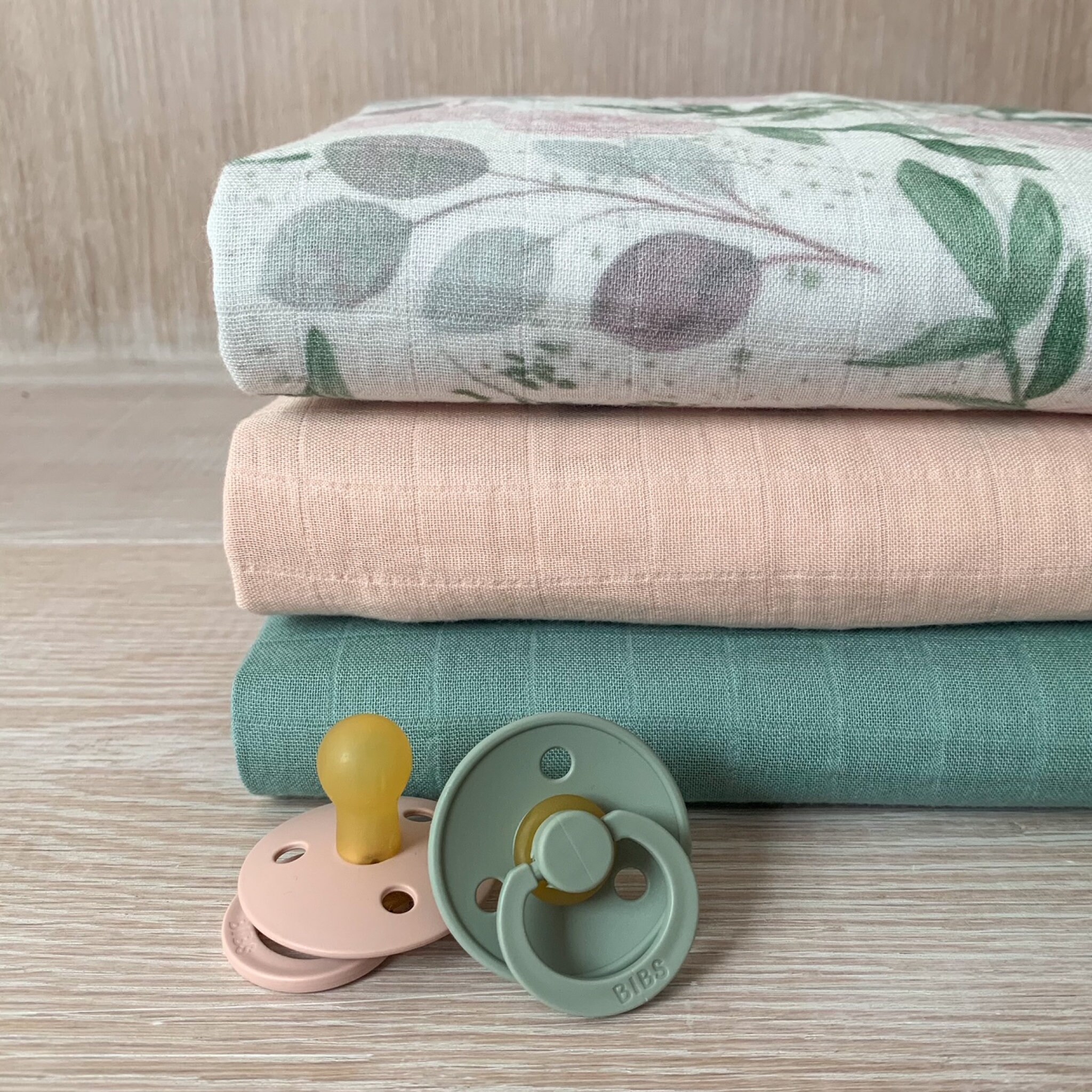 3pack Bamboo Cotton Muslin Cloth Floral Pink Flowers Baby Etsy UK