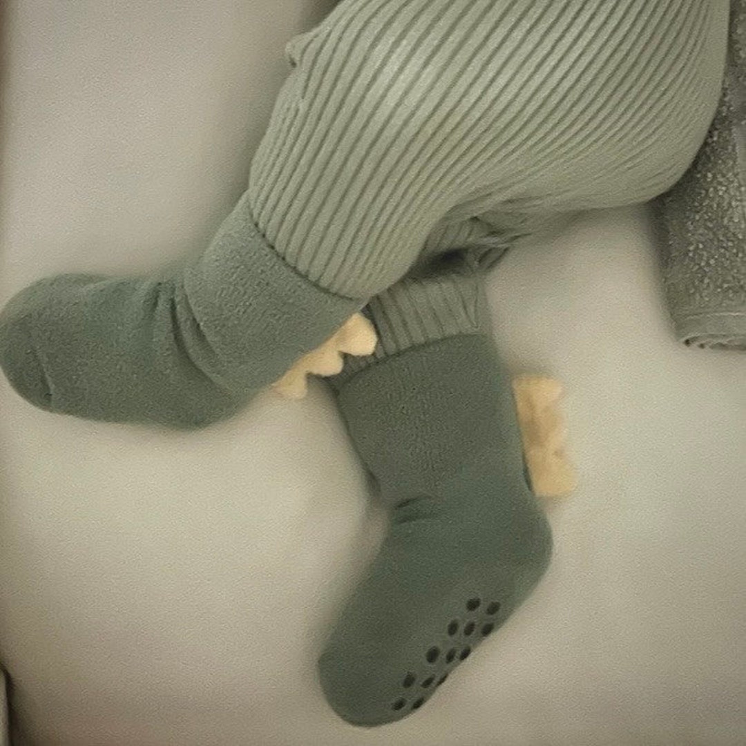 Pipiniko Socks Boys Dino Velociraptor Anti Slip main image 0