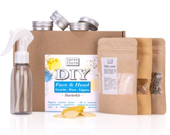 Balsamo labbra e cura del viso fai da te | Regalo per la cura delle labbra per la fidanzata | Set di lucidalabbra | Cosmetici naturali fai da te