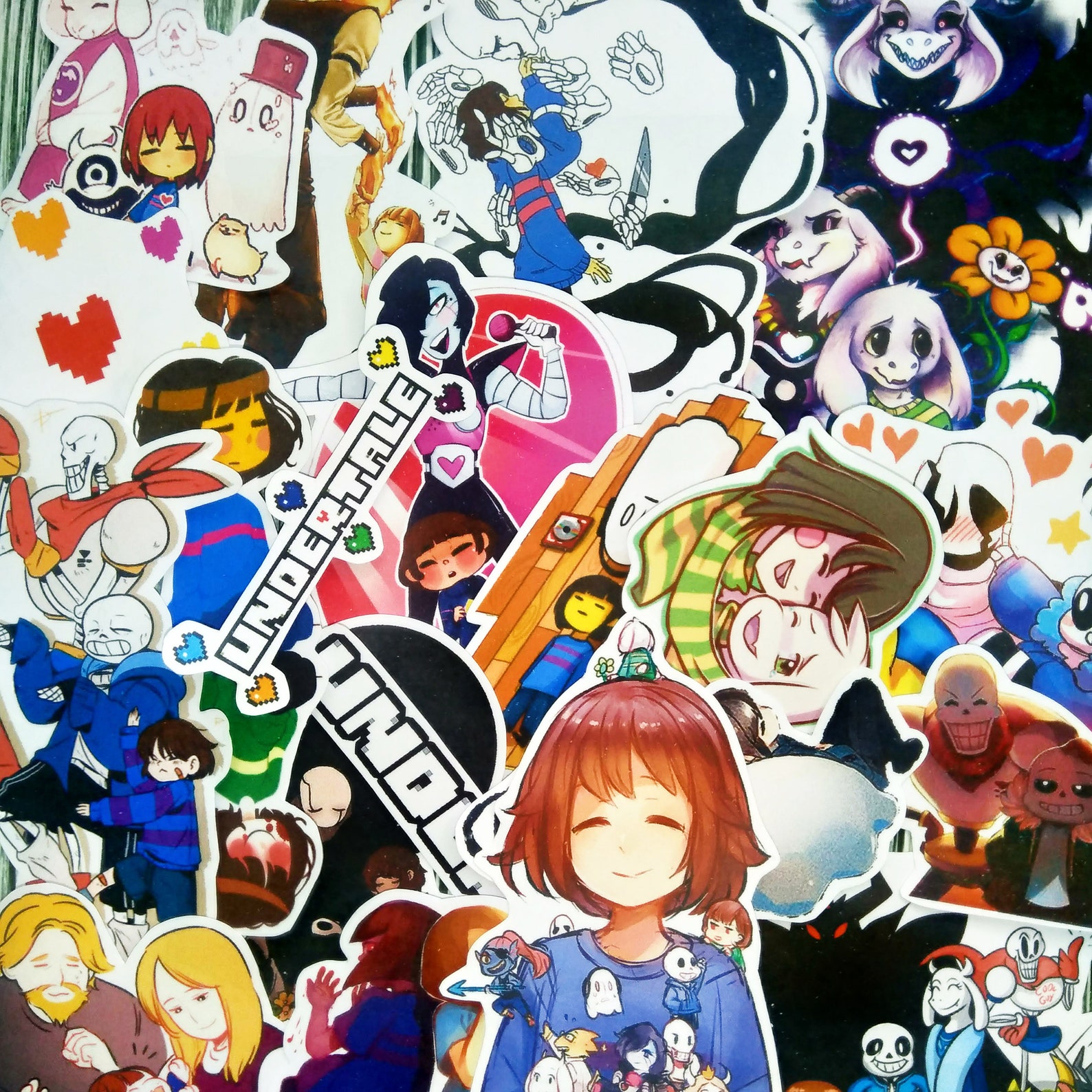 Undertale Stickers paper or vinyl 20 pcs pack | Etsy