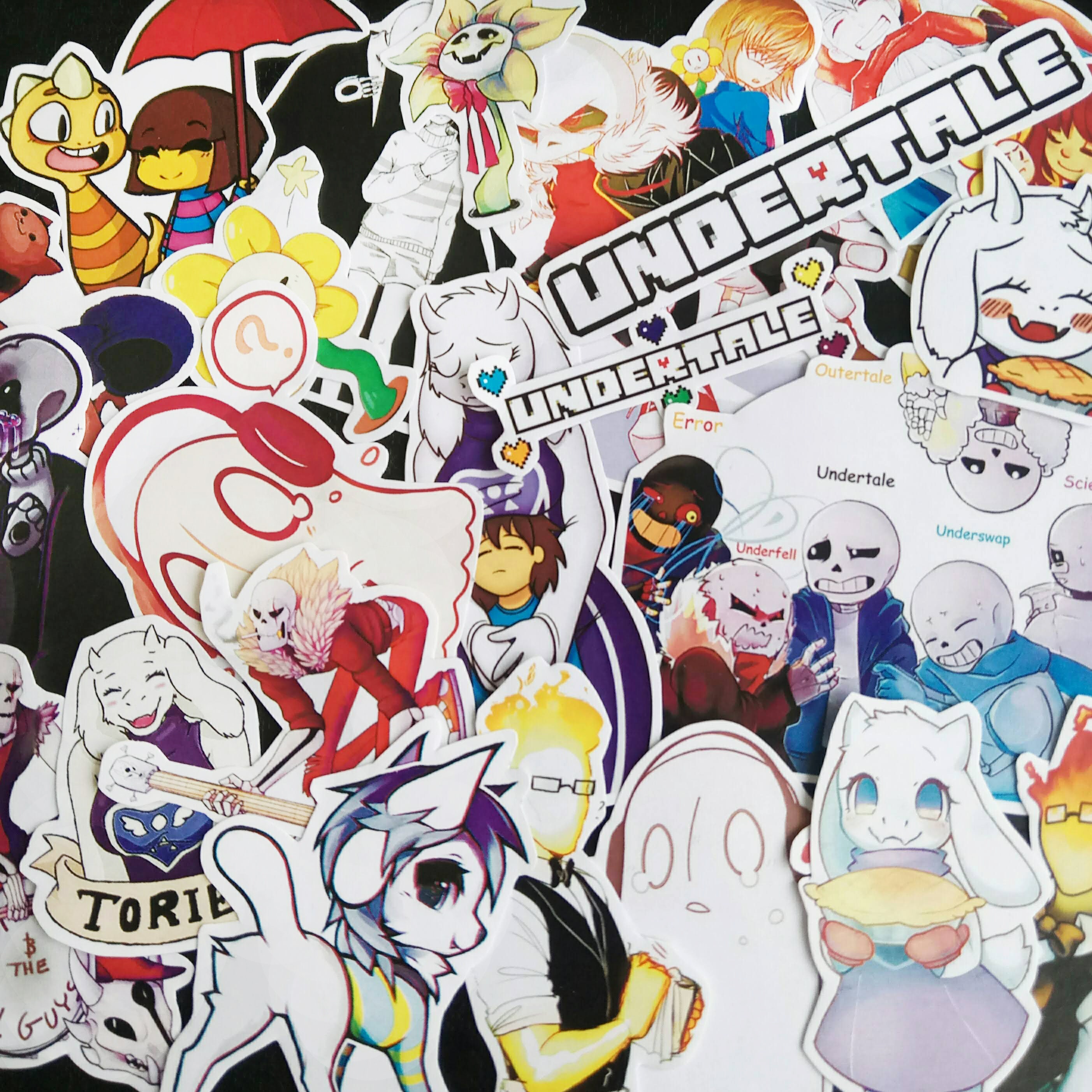 Undertale Stickers paper or vinyl 23 pcs pack | Etsy
