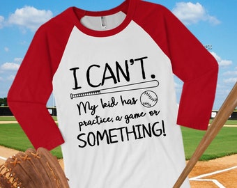 Baseball & Softball Mom SVG - I Can't My Kid Has Practice, a Game or SOMETHING - Baseball Mom SVG -  Instant Download - Softball Svg