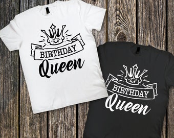 Birthday Queen SVG Set - Perfect voor een verjaardag shirt - Verjaardag SVG - Queen SVG - Instant Download