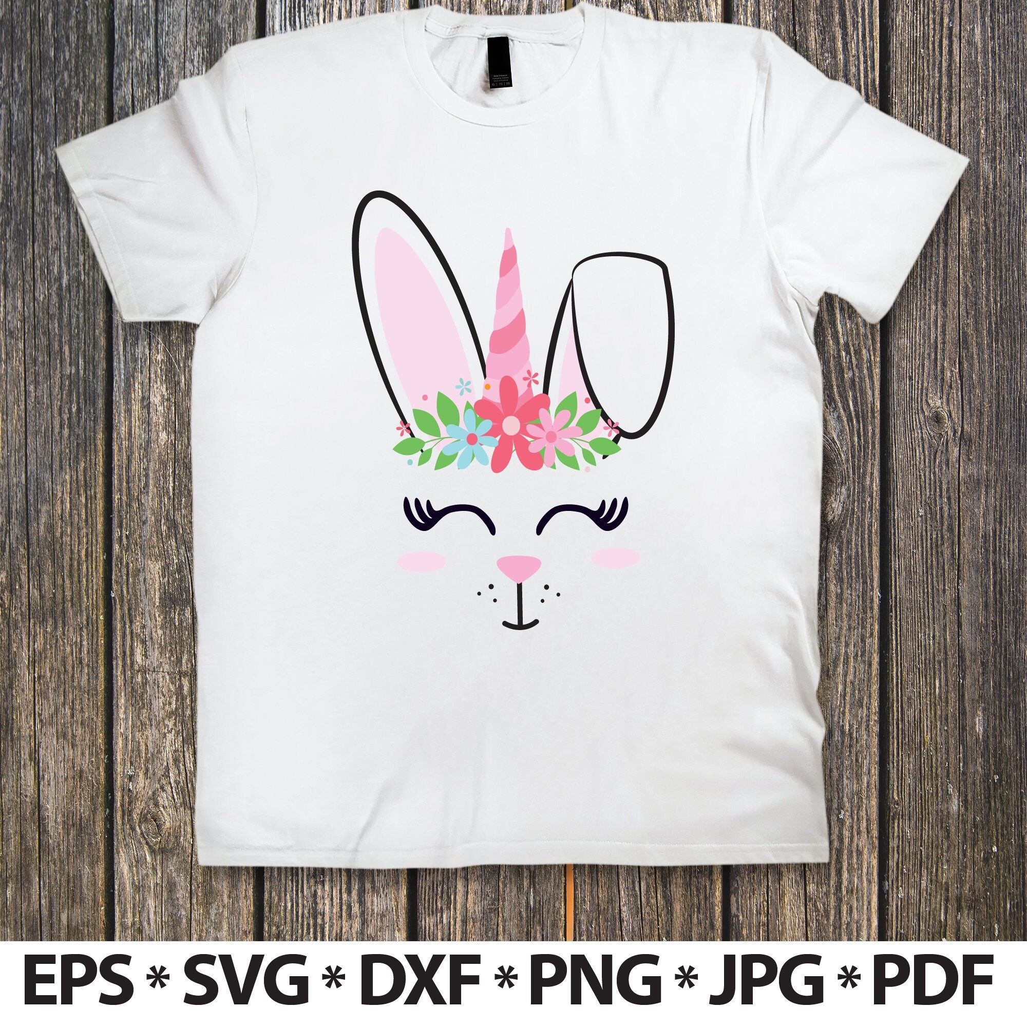 Download Bunny Unicorn Svg For Easter Get This Darling Easter Svg Cut Etsy