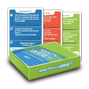 WHATS THAT VERSE - The Scripture Memory Game - Easy