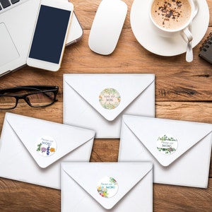 JW Stickers - 84 stickers brillants - Ronds JW.ORG - Pour écrire des lettres