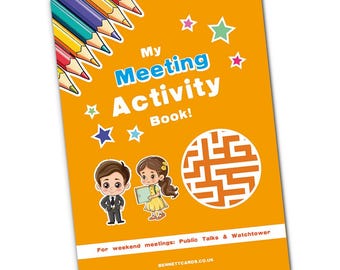 JW Kids | Carnet de notes pour enfants | Cahier d'activités pour la réunion du dimanche | Pourparlers et tour de guet