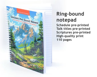 2024 JW Convention Ring bound A5 Notepad