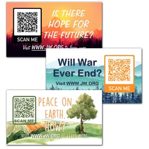 Stickers - 60 Stickers - Questions - JW.ORG  QR Code - For Letter Writing