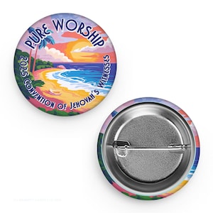 2025 JW Convention Pin Badge - Special Pure Worship Convention