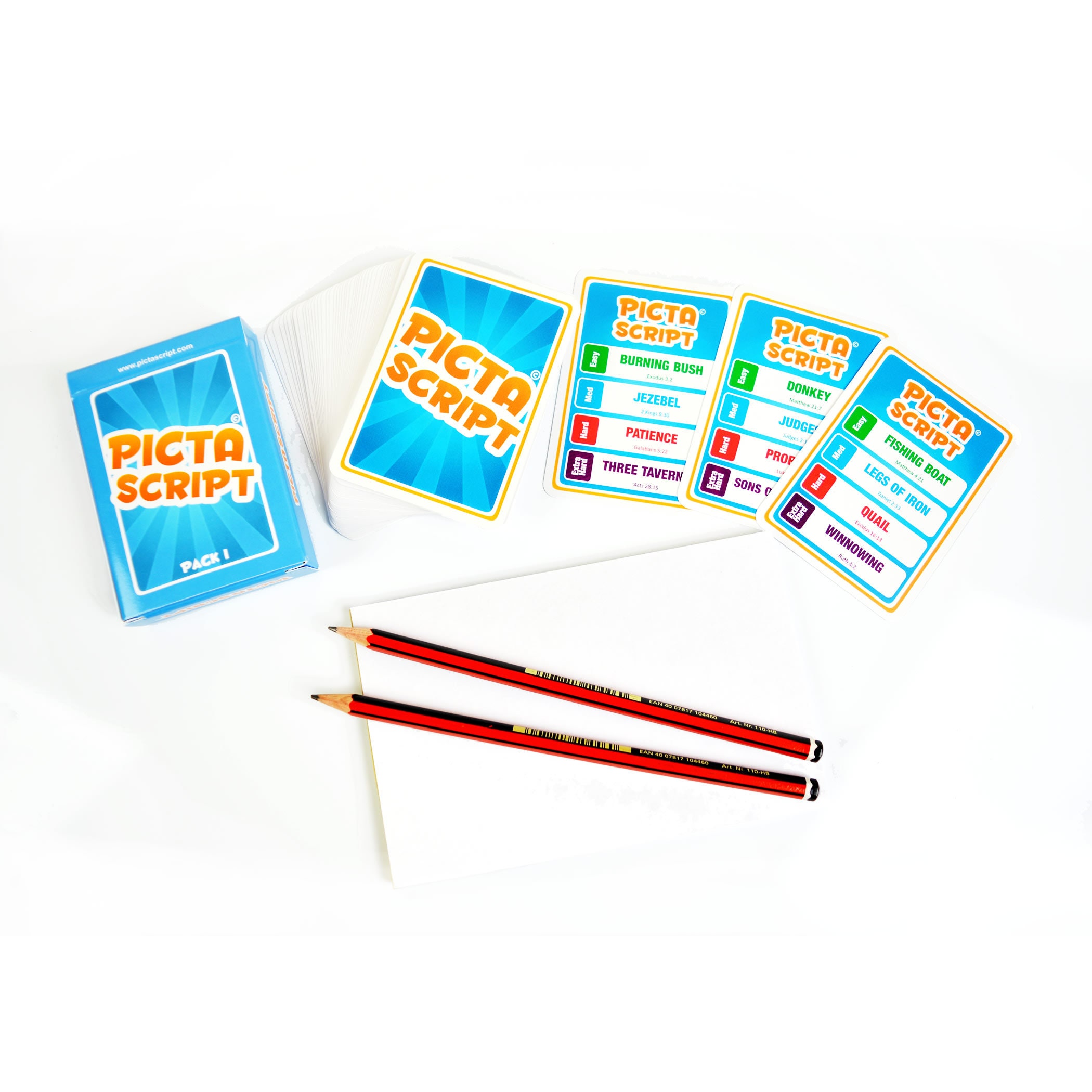 PICTASCRIPT - the Bible Based Quick Draw Card Game - Etsy