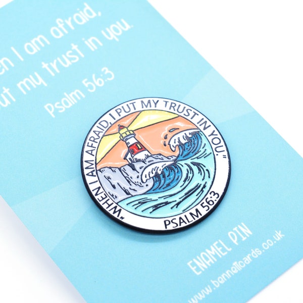 Metal Pin Badge - Trust In You - Psalm 56v3 - 2024 Year Text