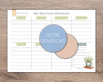 JW Spiritual Routine Checklist Vintage Alarm Clock Jehovah's Witnesses ...