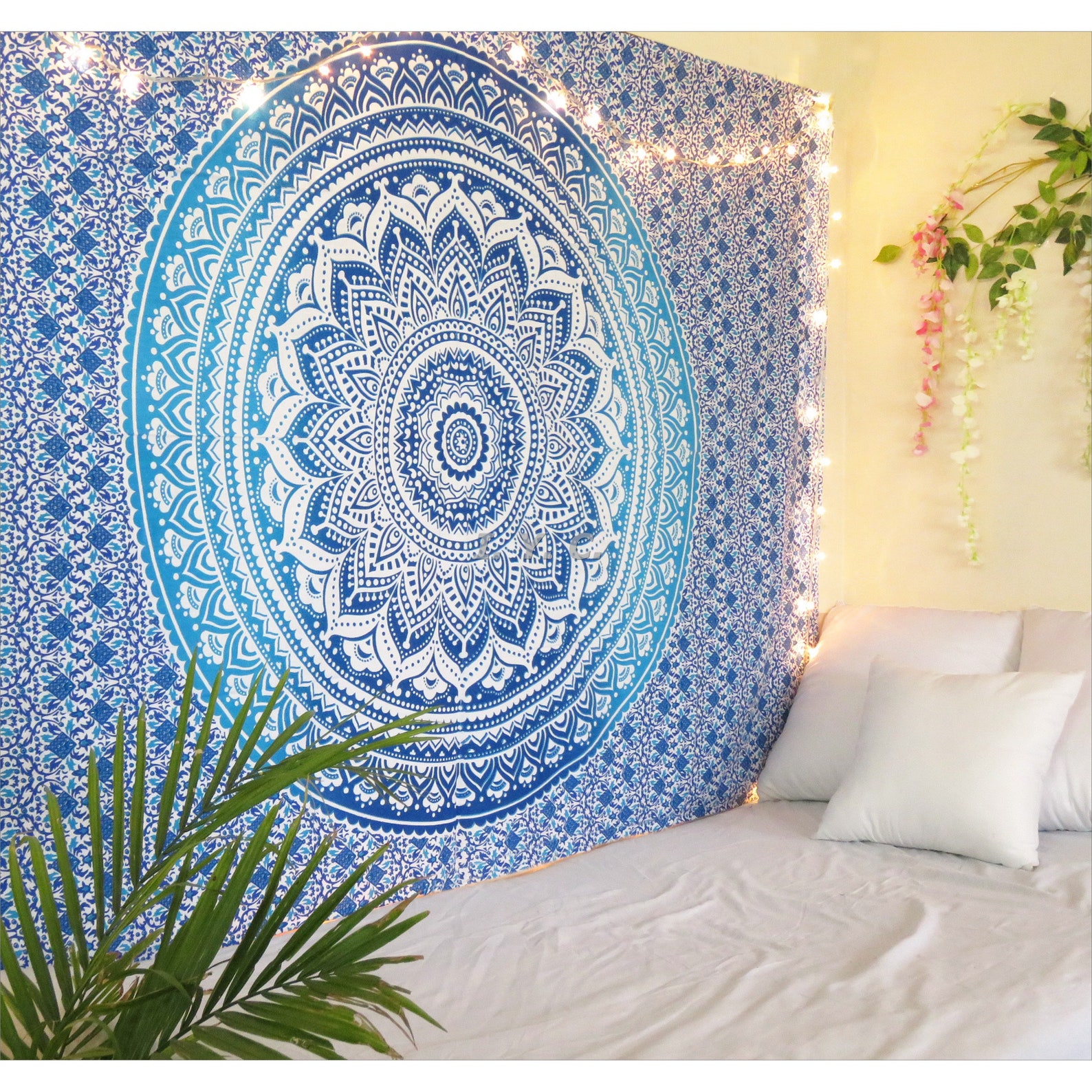 Multi Colors Ombre Tapestries Room Bohemian Wall Tapestry Etsy