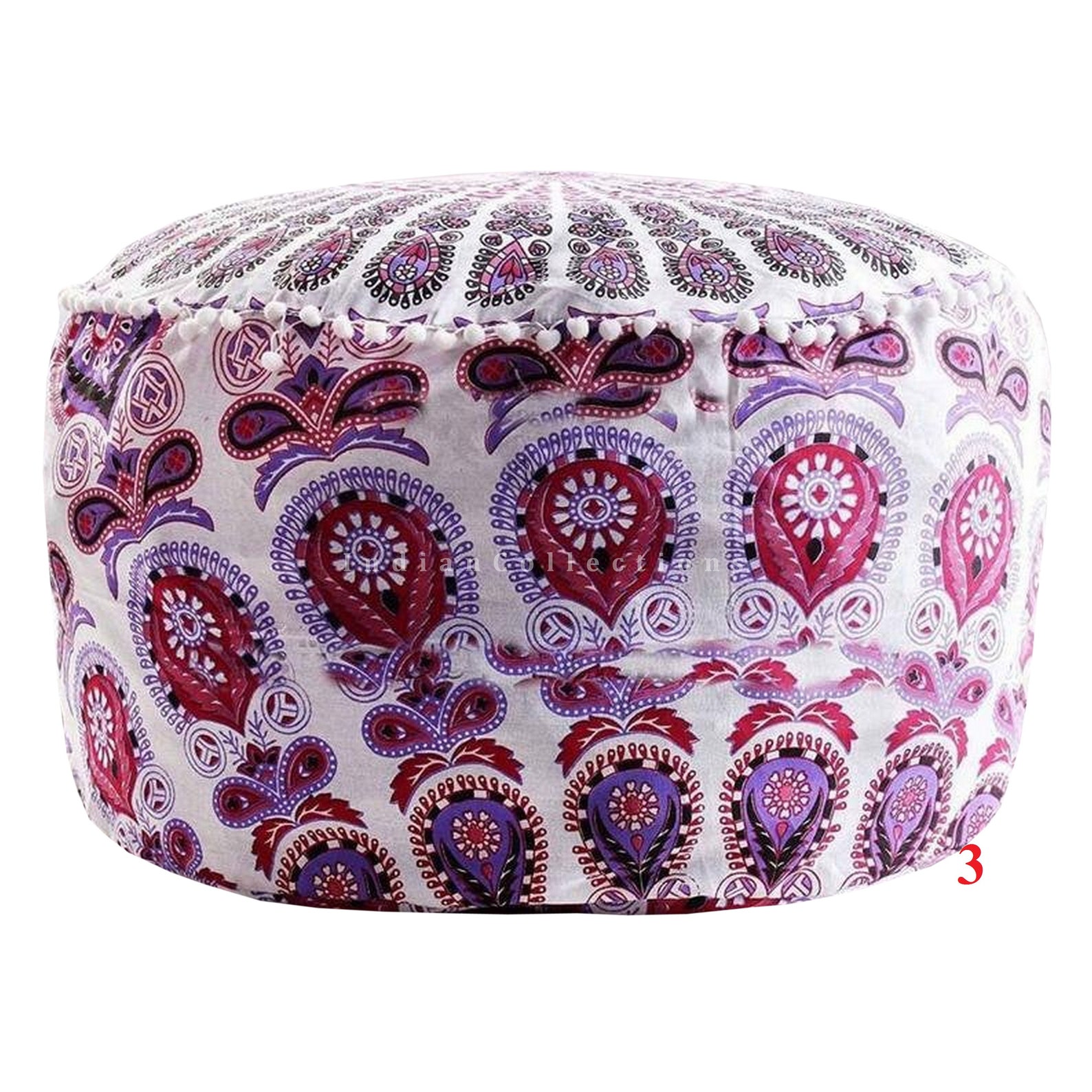 Mandala Runde Sitzauflage Osmanische Möbel Aufbewahrung | Etsy