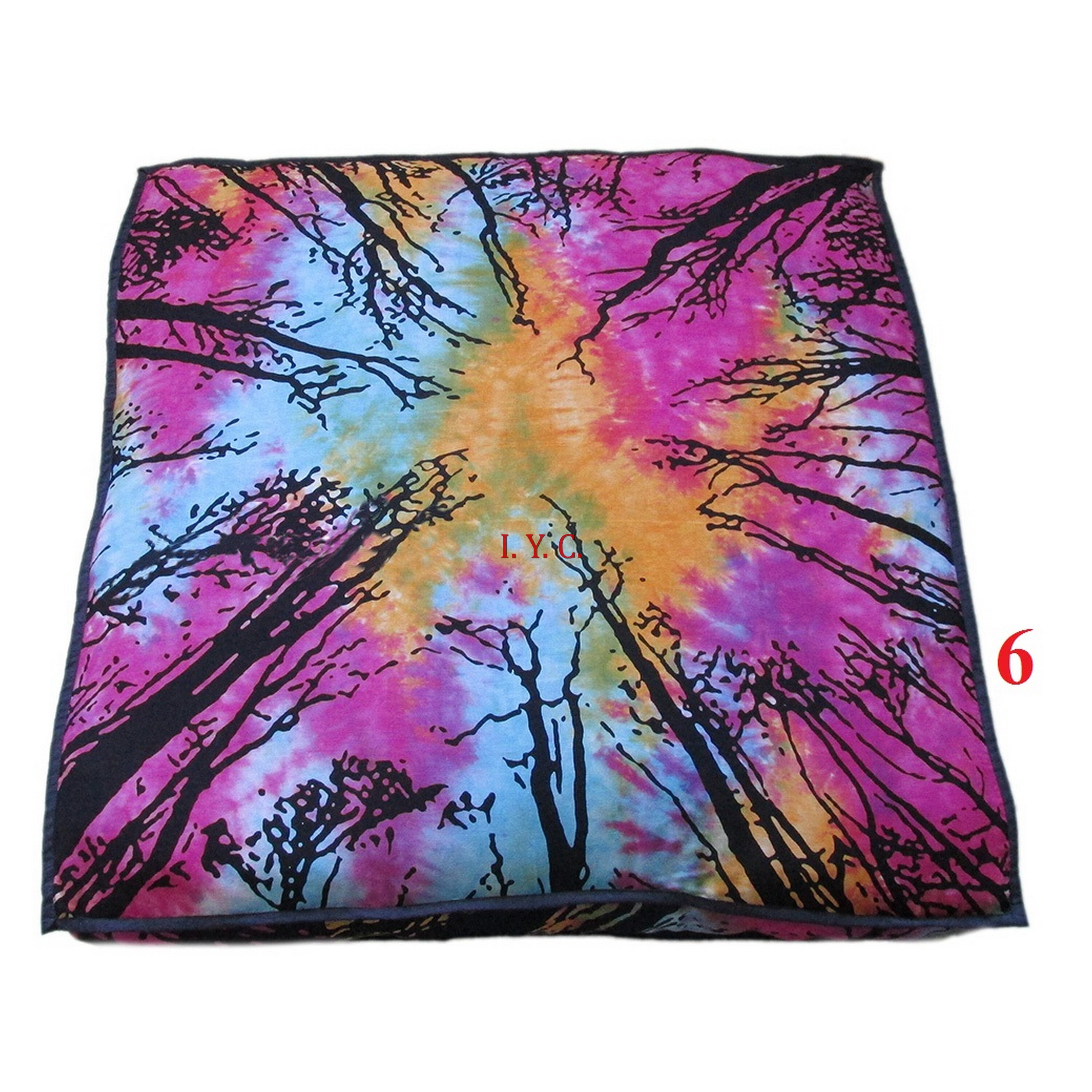 Cojín de piso grande Mandala cojines indio redondo almohada | Etsy