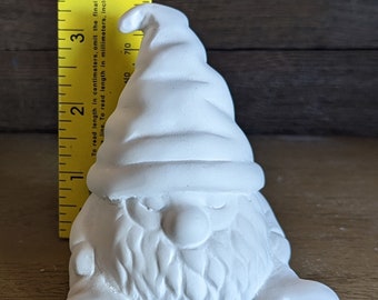 Cute Little Gnome Bisque Ready to Paint