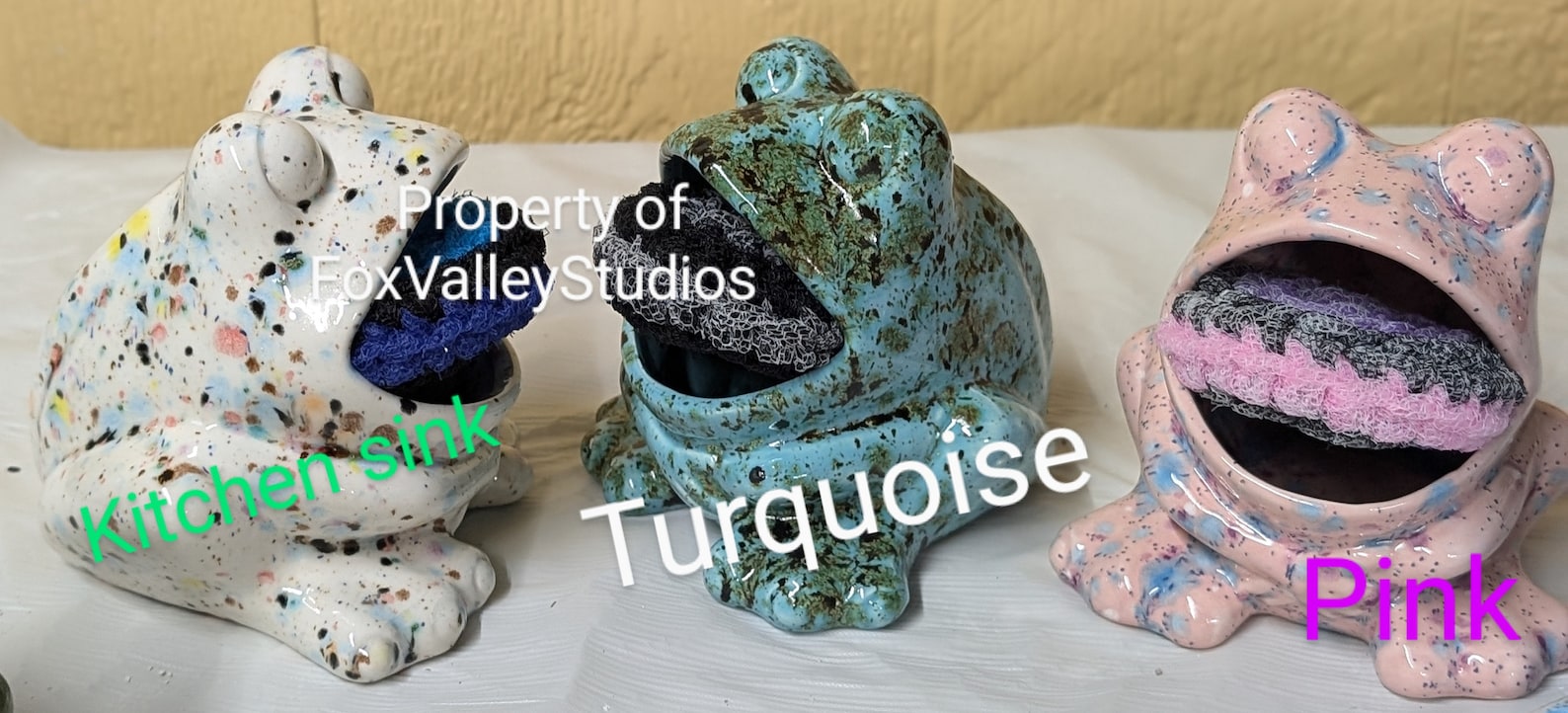 Ceramic Frog Sponge Holder | Etsy
