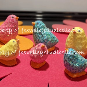Glitter Chicks! Larger size (smaller size other posting)