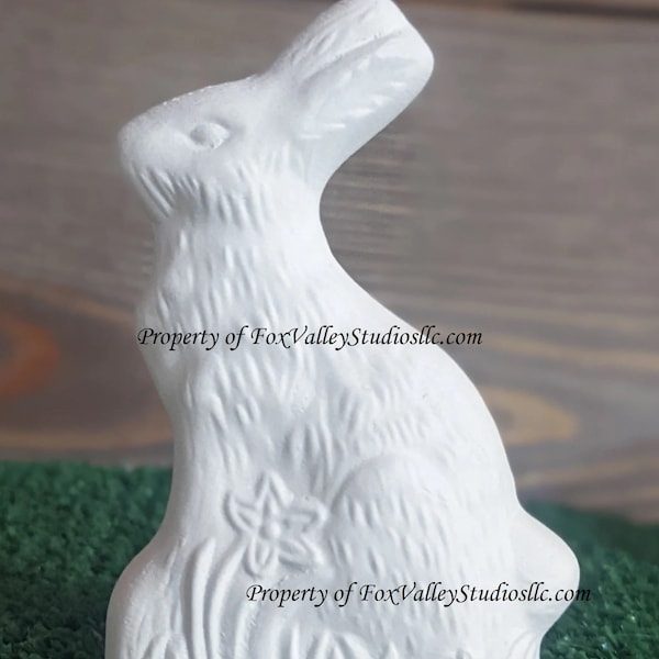 Small Bisque Easter Rabbit Ready to Paint