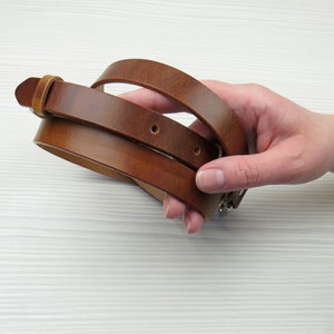 Регулируемый длинный кожаный плечевой ремень для сумки crossbody. Сменный ремешок шириной 0,8 '' 20 мм image 5