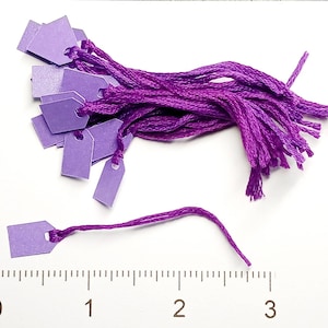 Deep purple tags